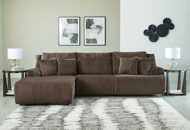 Furniture City Houma - Ashley Furniture - Top Tier 3-Piece Sectional Sofa Chaise - 3-Piece Sectional Sofa Chaise - 92705S7