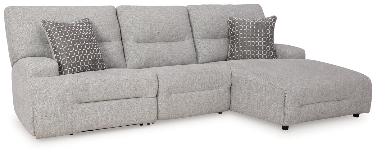 Furniture City Houma - Ashley Furniture - Acklen Place 3-Piece Power Reclining Sectional - 3-Piece Power Reclining Sectional - 93605S6