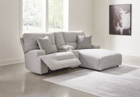 Furniture City Houma - Ashley Furniture - Acklen Place 3-Piece Power Reclining Sectional Sofa with Chaise - 3-Piece Power Reclining Sectional Sofa with Chaise - 93605S4