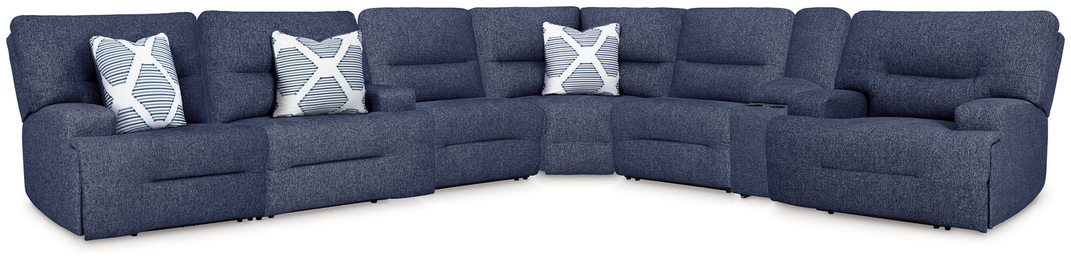 Furniture City Houma - Ashley Furniture - Acklen Place 7-Piece Power Reclining Sectional - 7-Piece Power Reclining Sectional - 93607S8
