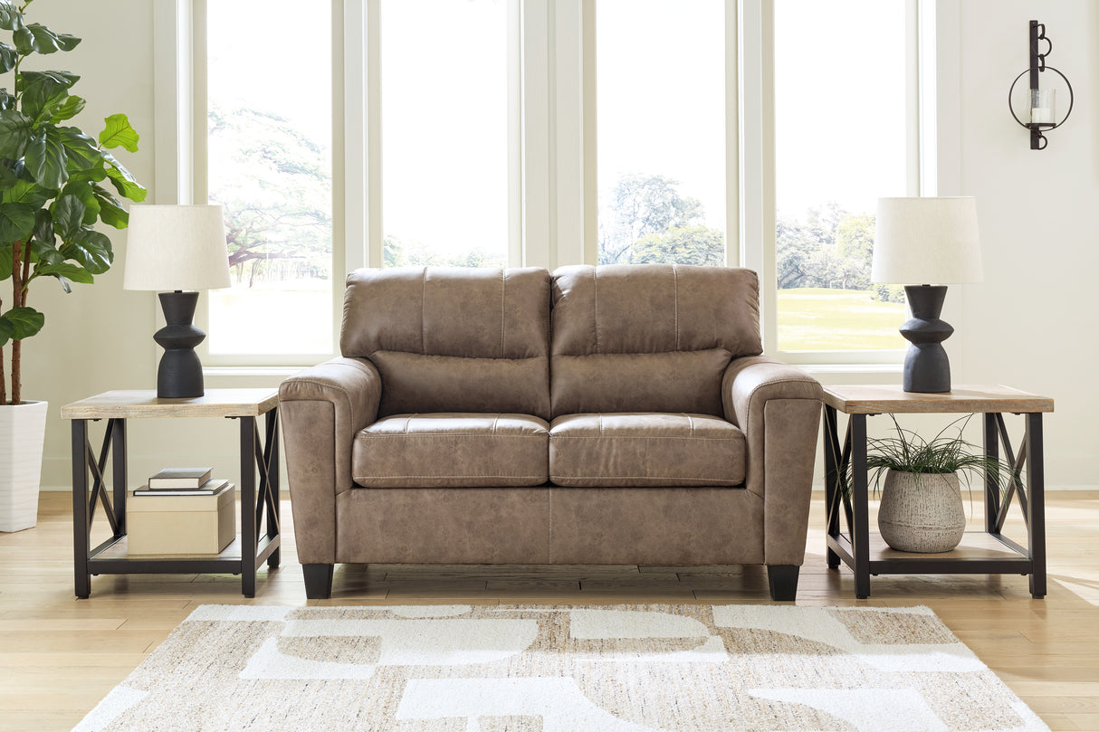 Furniture City Houma - Ashley Furniture - Navi Loveseat - Loveseat / Fossil - 9400435