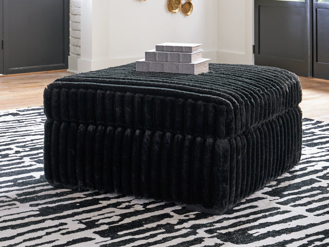 Furniture City Houma - Ashley Furniture - Midnight-Madness Oversized Accent Ottoman - Oversized Accent Ottoman - 9810308