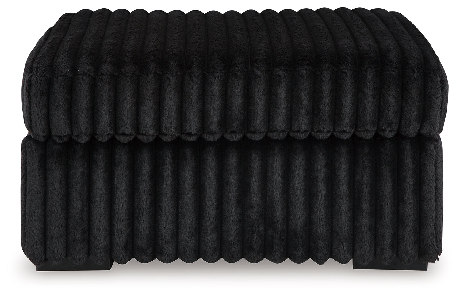 Midnight-Madness Oversized Chaise and Oversized Accent Ottoman