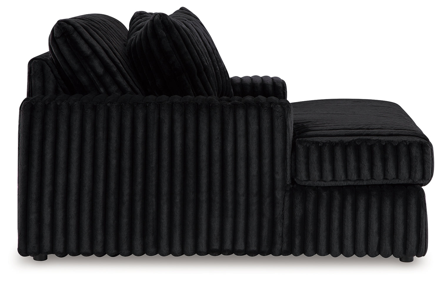 Midnight-Madness 2-Piece Sectional and Oversized Chaise