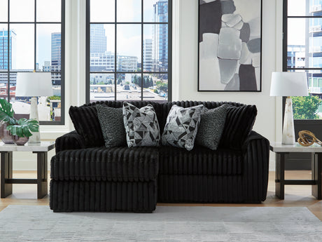 Furniture City Houma - Ashley Furniture - Midnight-Madness 2-Piece Sectional with Chaise - RAF 2-Piece Sectional with Chaise - 98103S13