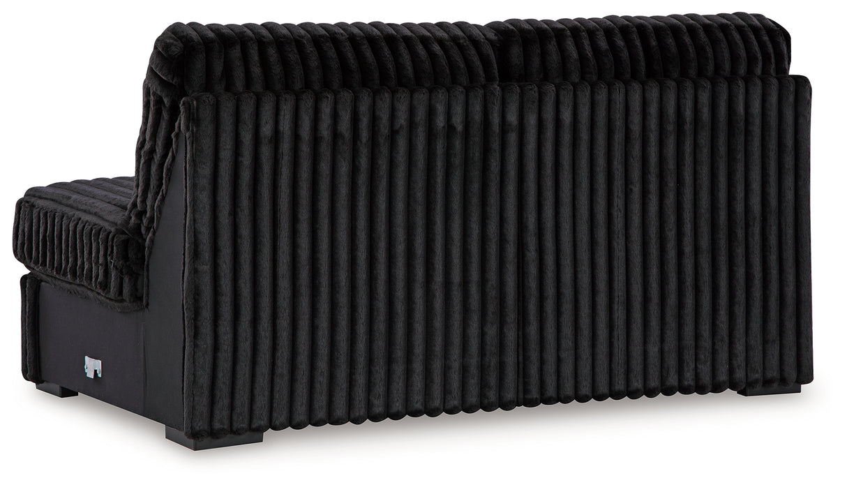 Midnight-Madness 4-Piece Sectional and Ottoman