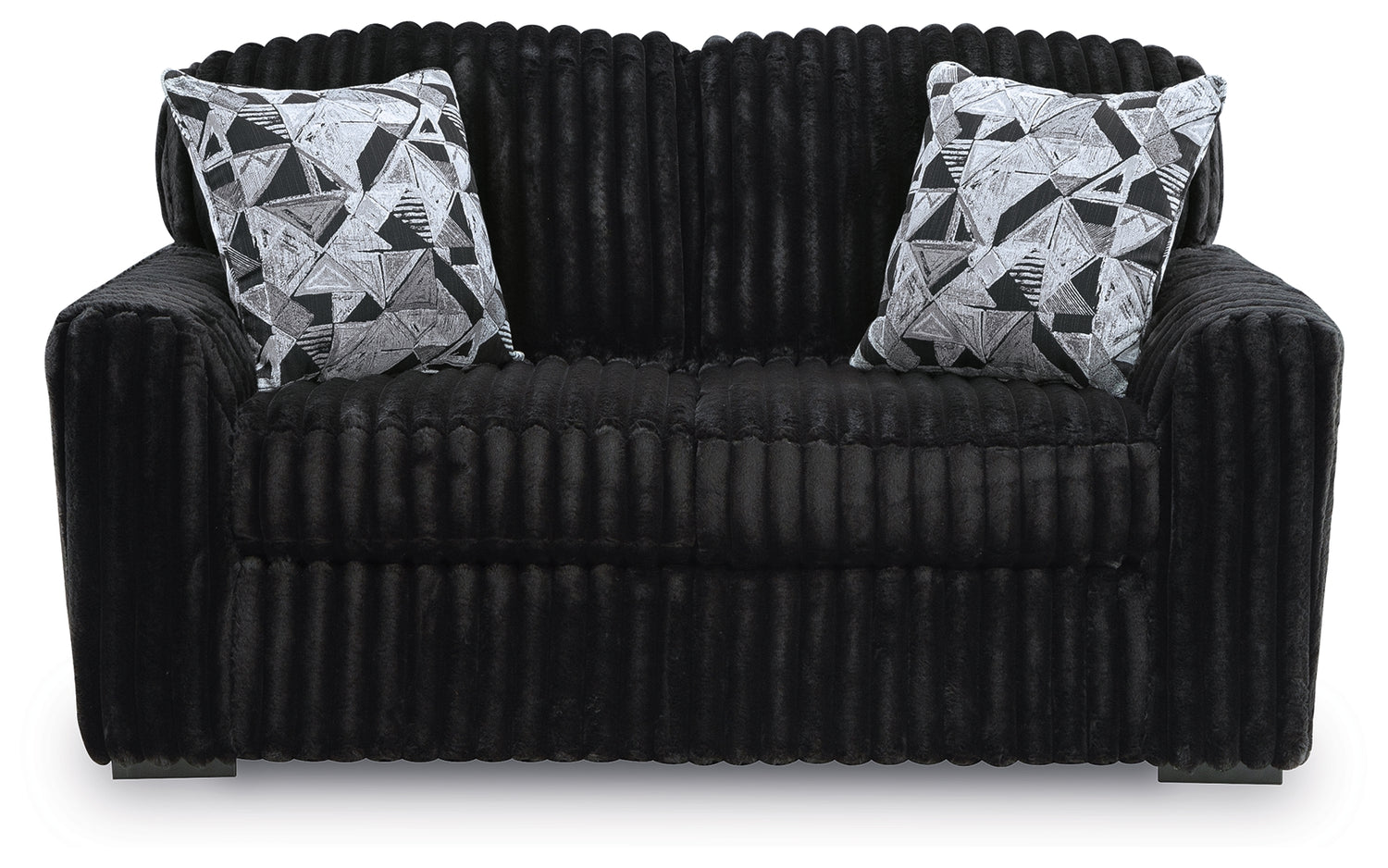 Midnight-Madness Sofa, Loveseat and Oversized Ottoman