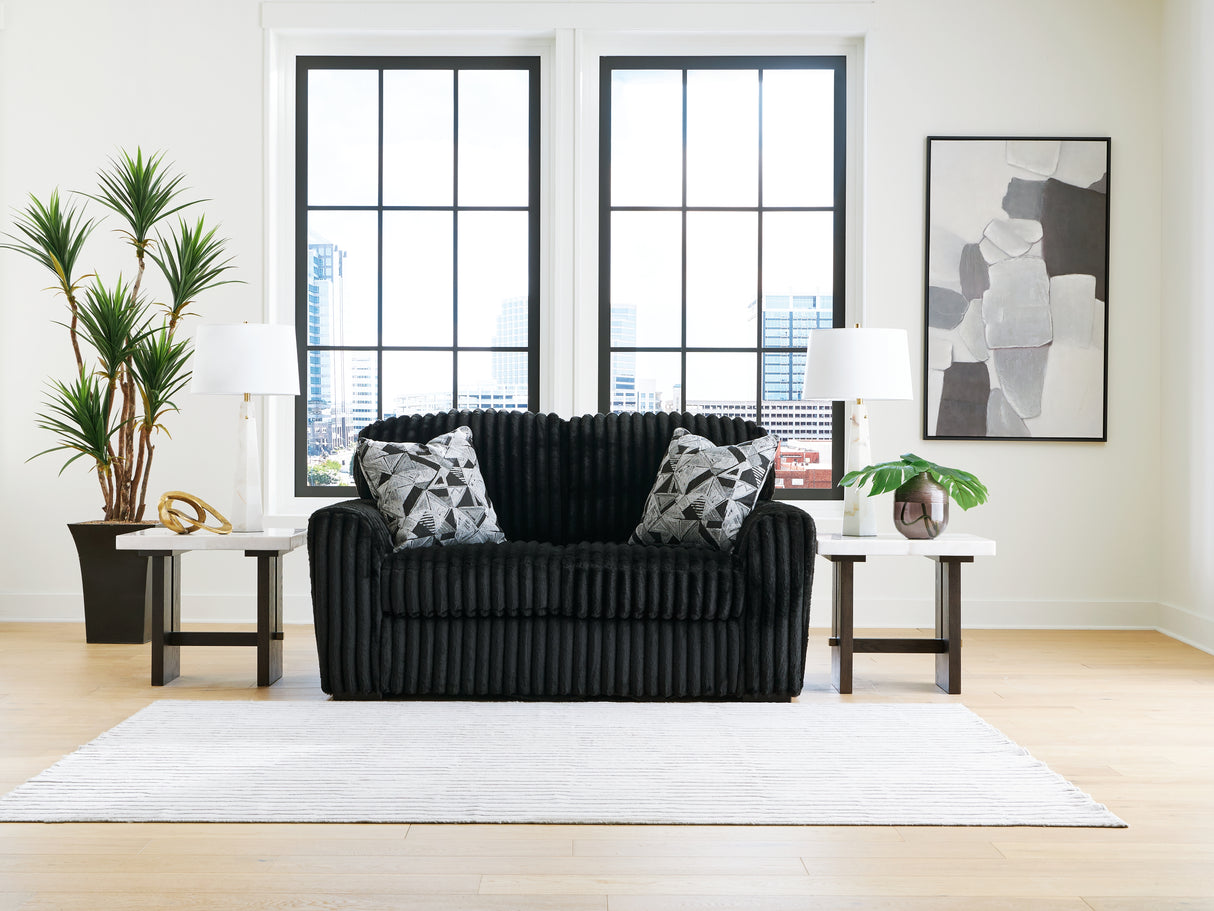 Midnight-Madness Sofa, Loveseat and Oversized Chair
