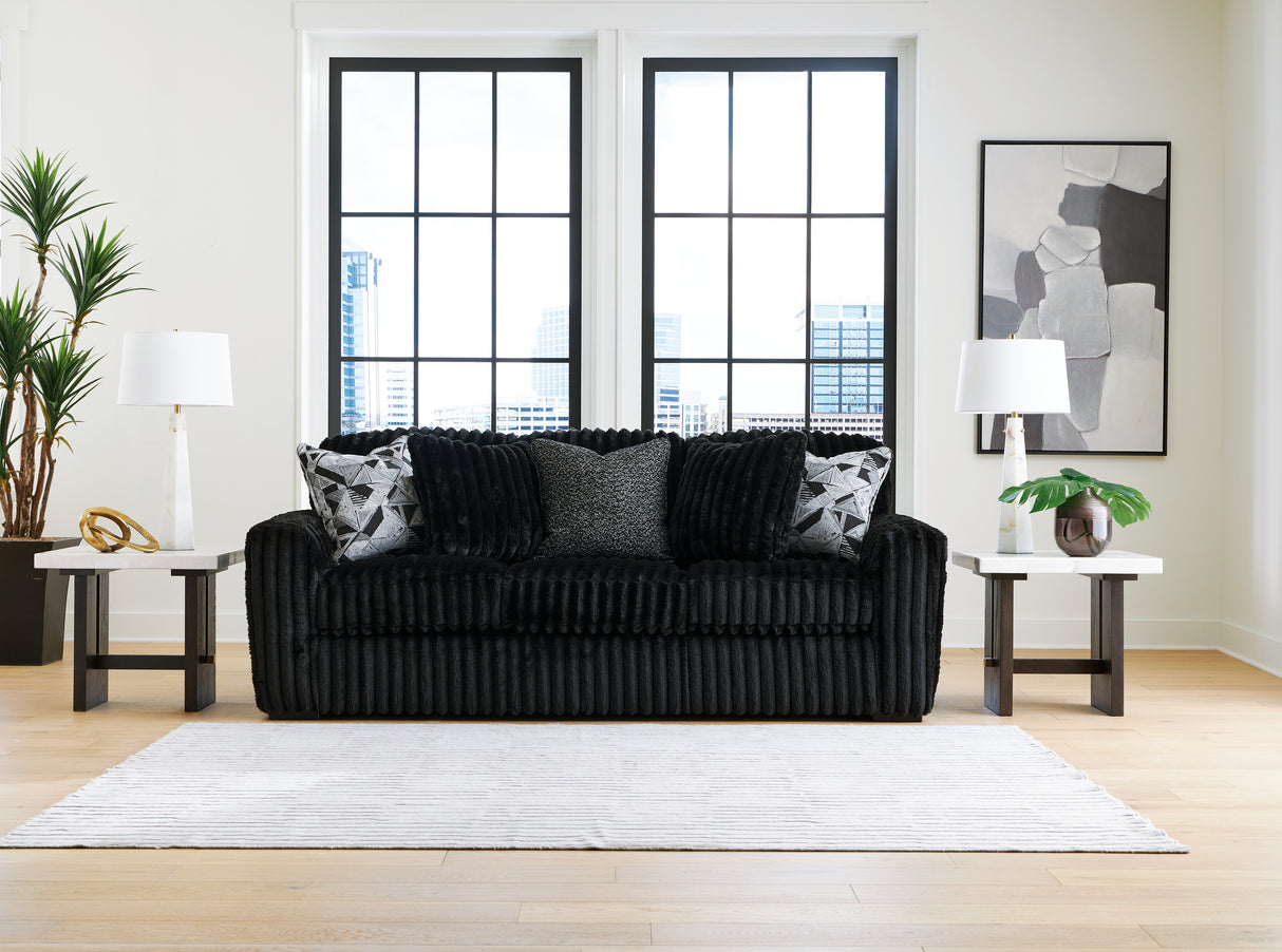 Midnight-Madness Sofa, Loveseat and Oversized Chair
