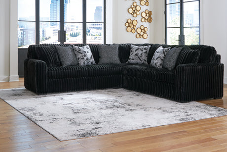 Furniture City Houma - Ashley Furniture - Midnight-Madness 3-Piece Sectional - LAF 3-Piece Sectional - 98103S6