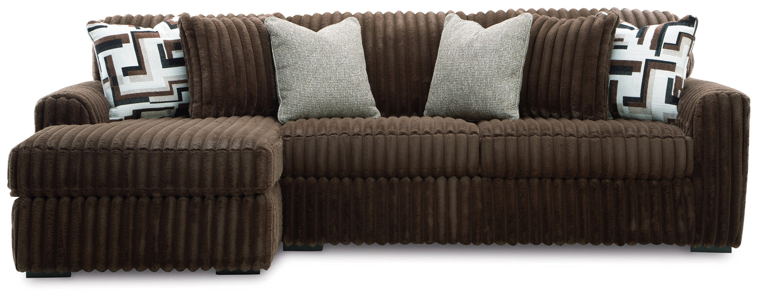 Midnight-Madness 2-Piece Sectional Sofa with Chaise