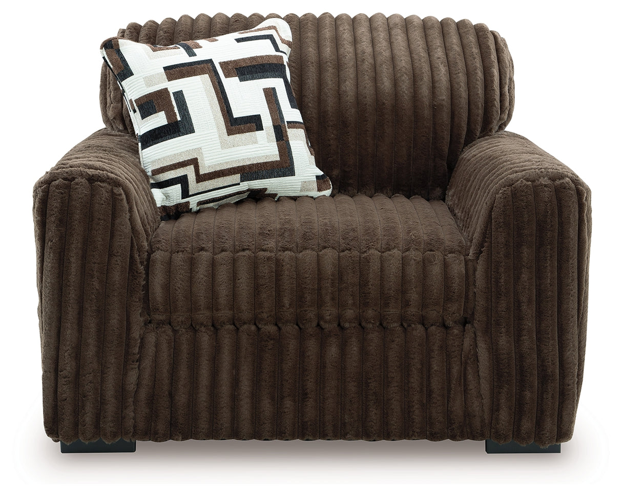 Midnight-Madness Oversized Chair
