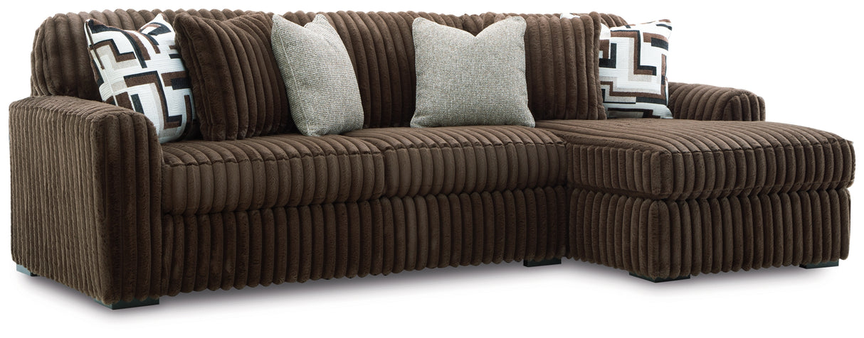 Midnight-Madness 2-Piece Sectional Sofa with Chaise
