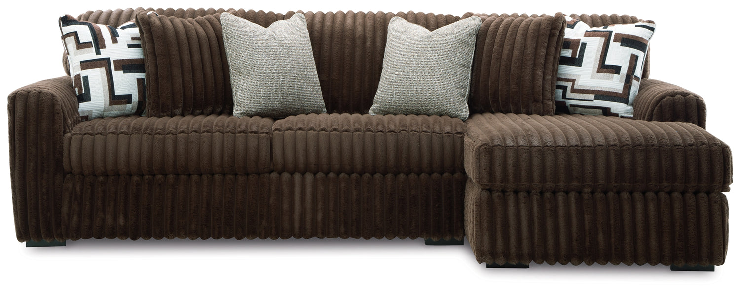 Midnight-Madness 2-Piece Sectional Sofa with Chaise