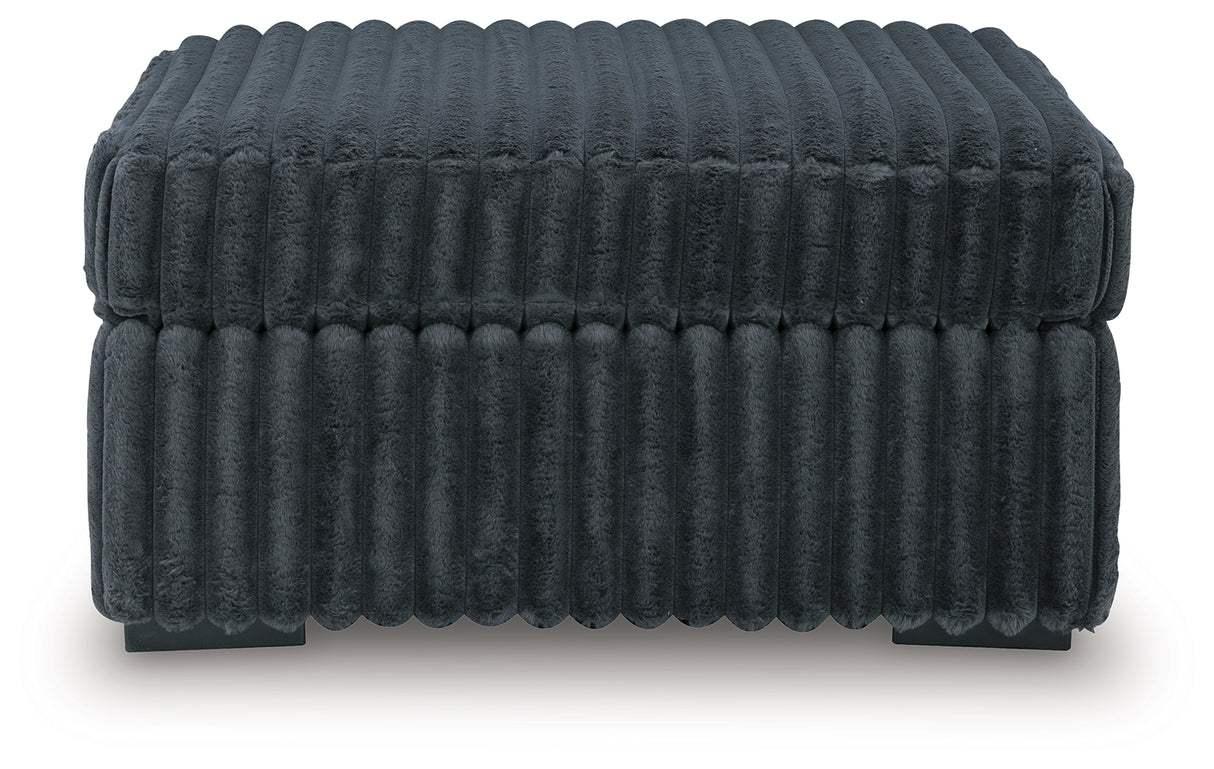 Midnight-Madness Oversized Accent Ottoman