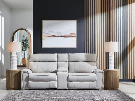 Furniture City Houma - Ashley Furniture - Social Pointe 3-Piece Power Reclining Sectional - 3-Piece Power Reclining Sectional - PC98802S3
