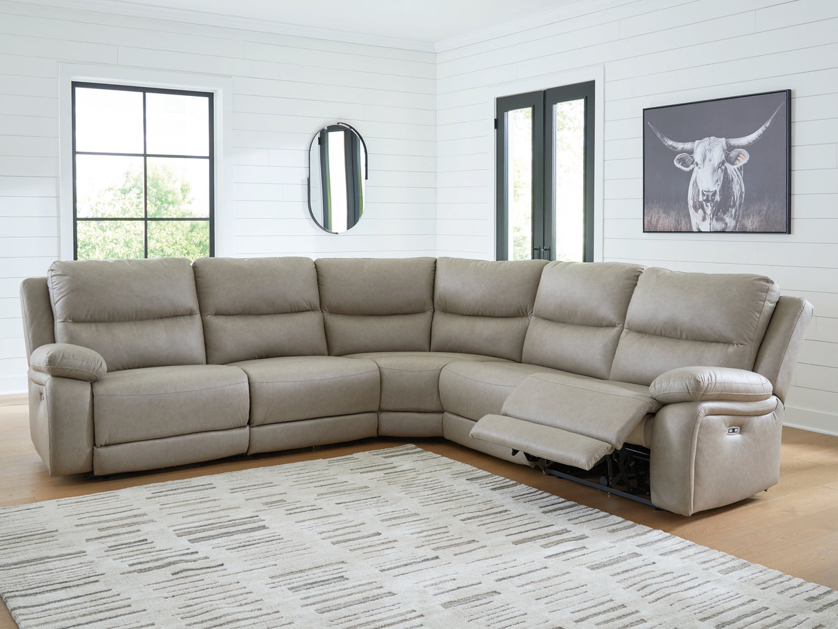 Furniture City Houma - Ashley Furniture - Narwhal Place 5-Piece Power Reclining Sectional - 5-Piece Power Reclining Sectional - PC99201S8