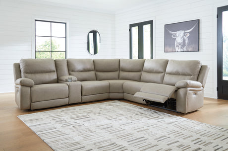 Furniture City Houma - Ashley Furniture - Narwhal Place 6-Piece Power Reclining Sectional - 6-Piece Power Reclining Sectional - PC99201S10