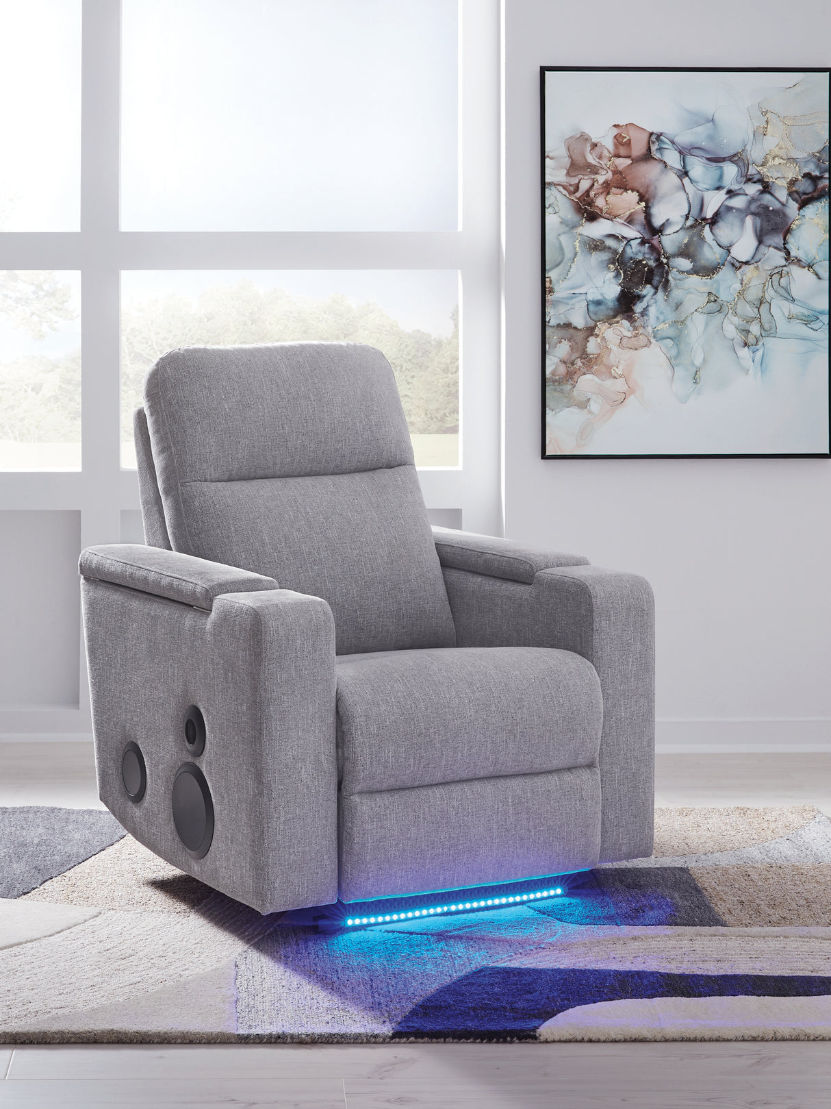 Furniture City Houma - Ashley Furniture - Pineland Power Glider Recliner with Audio System - Glider PWR REC w/Audio System - PC9930642A