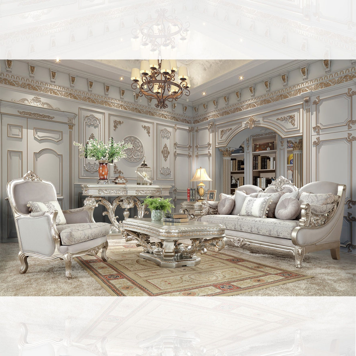 HD-2662 - Sofa - Silver