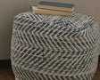 Furniture City Houma - Ashley Furniture - Chevron Pouf - Pouf - A1000445