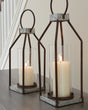 Furniture City Houma - Ashley Furniture - Diedrick Lantern (Set of 2) - Lantern Set (Set of 2) - A2000346