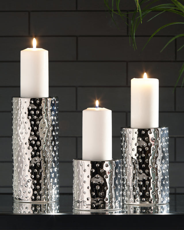 Furniture City Houma - Ashley Furniture - Marisa Candle Holder (Set of 3) - Candle Holder Set (3/CN) - A2000460