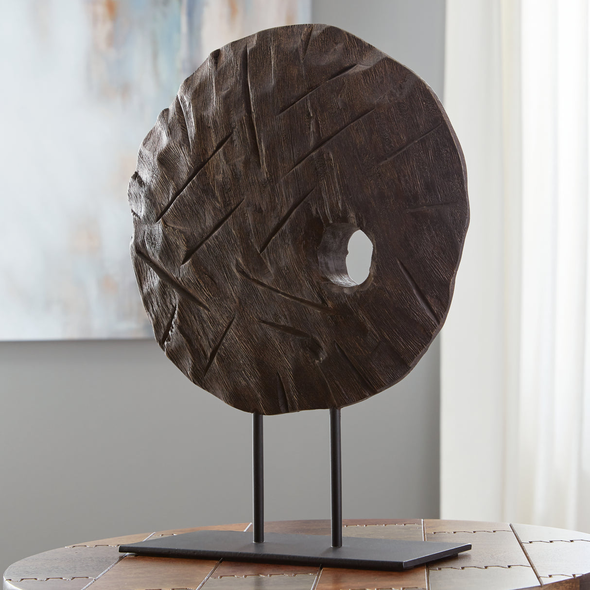 Furniture City Houma - Ashley Furniture - Dashburn Sculpture - Sculpture / Brown/Black - A2000562