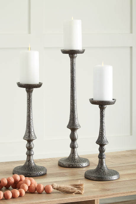 Furniture City Houma - Ashley Furniture - Eravell Candle Holder (Set of 3) - Candle Holder Set (3/CN) - A2000584