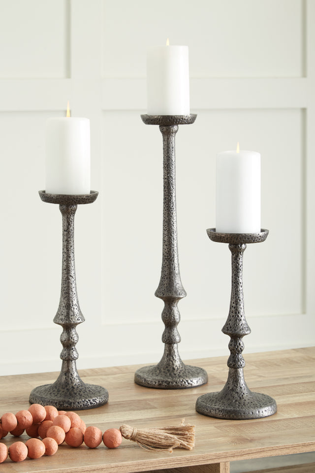 Furniture City Houma - Ashley Furniture - Eravell Candle Holder (Set of 3) - Candle Holder Set (3/CN) - A2000584