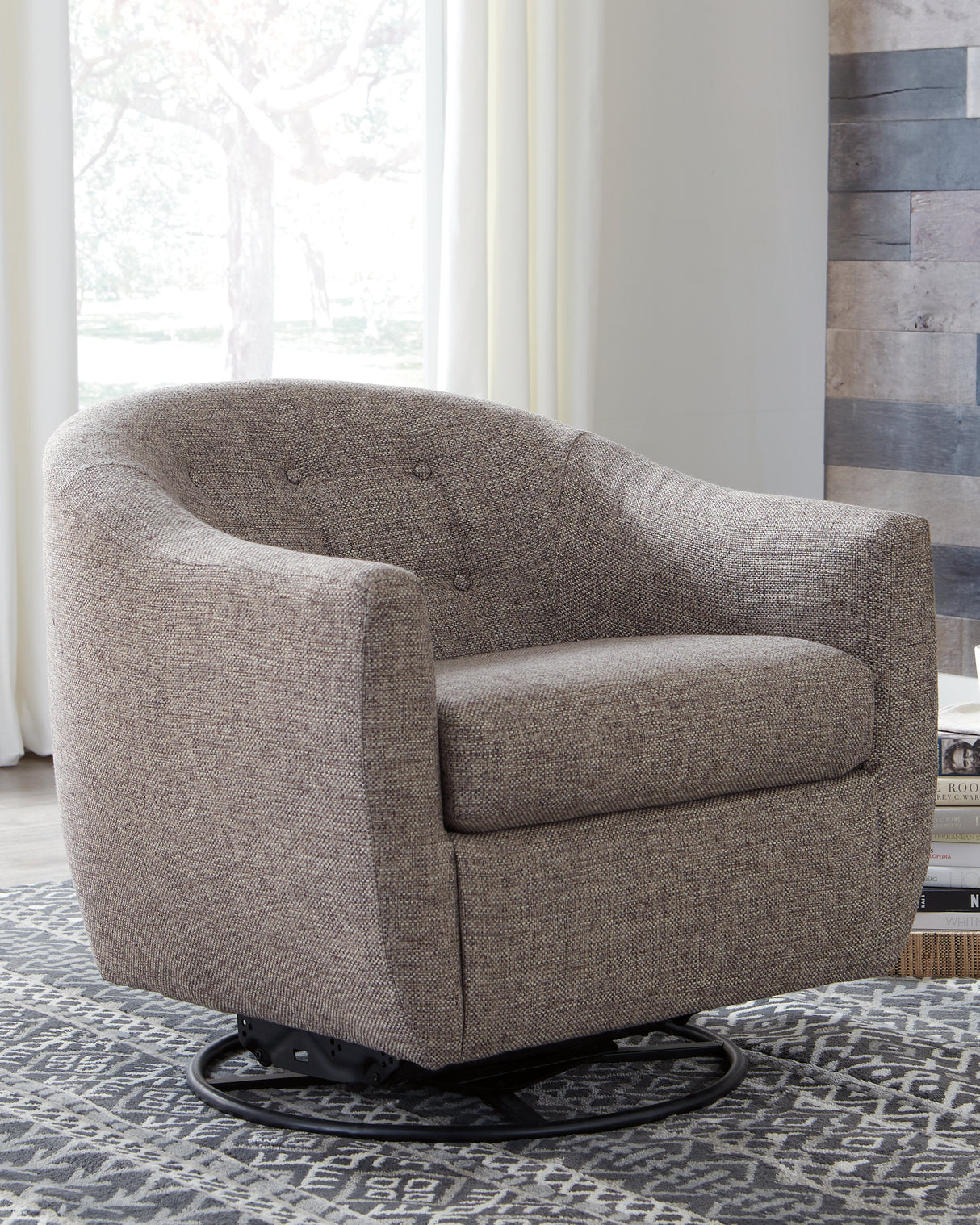 Furniture City Houma - Ashley Furniture - Upshur Accent Chair - Swivel Glider Accent Chair - A3000003