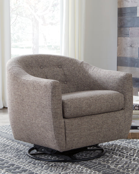 Furniture City Houma - Ashley Furniture - Upshur Accent Chair - Swivel Glider Accent Chair - A3000003