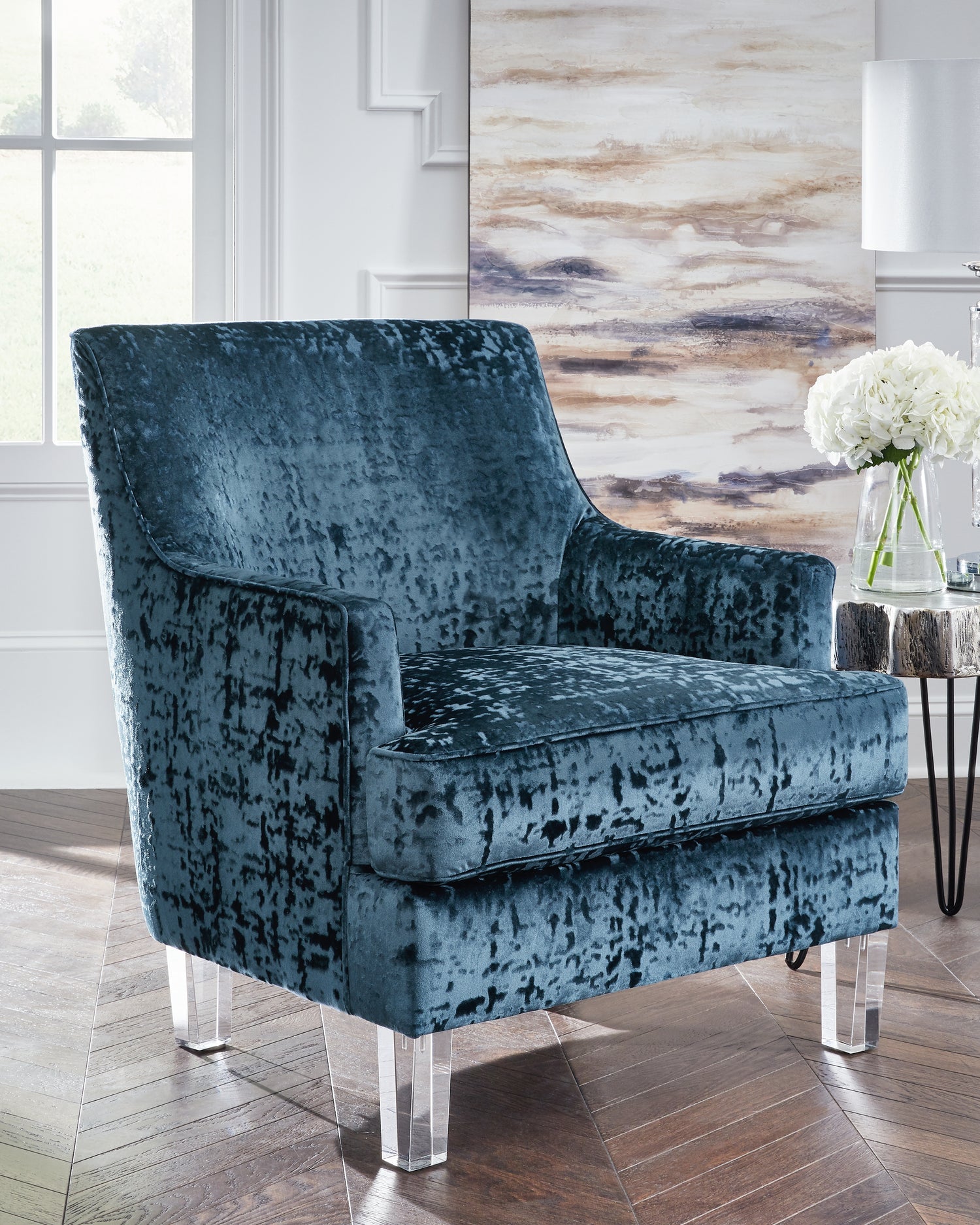 Furniture City Houma - Ashley Furniture - Gloriann Accent Chair - Accent Chair / Lagoon - A3000103