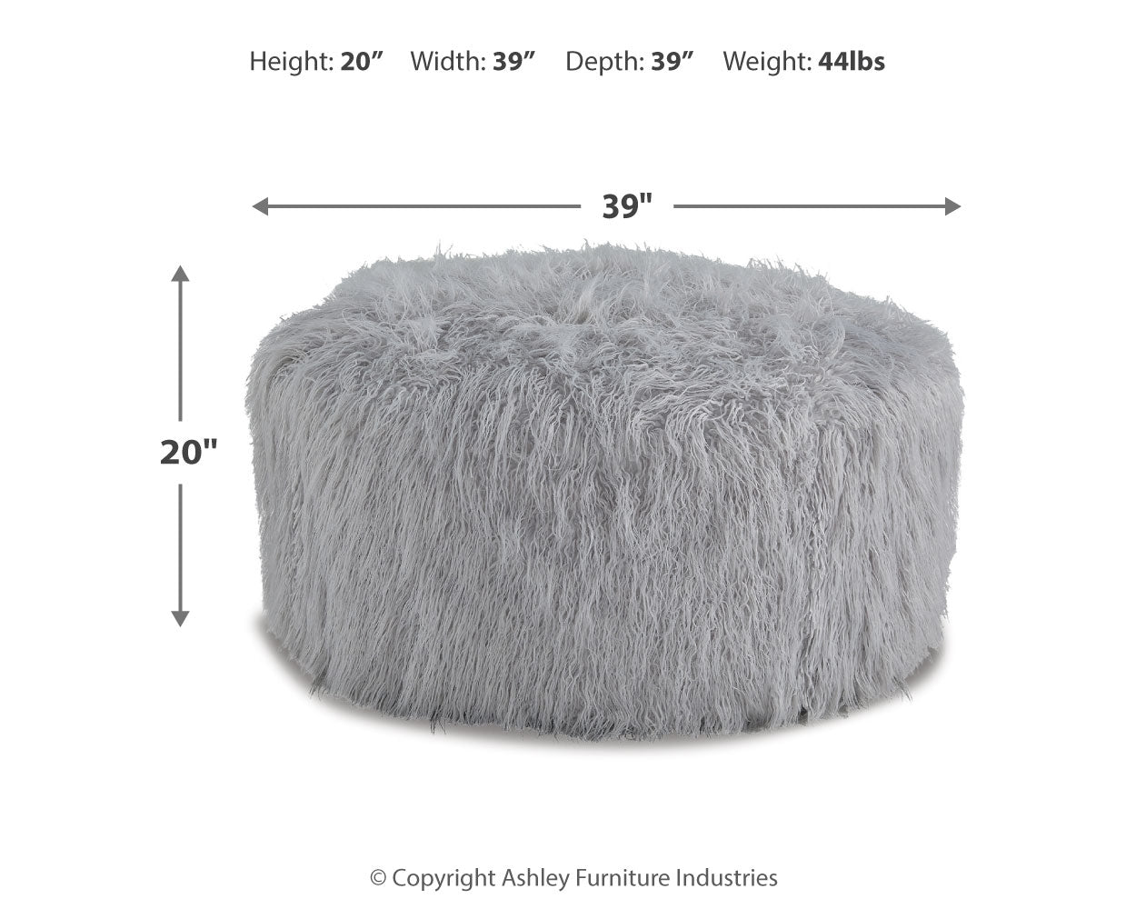 Galice Oversized Accent Ottoman