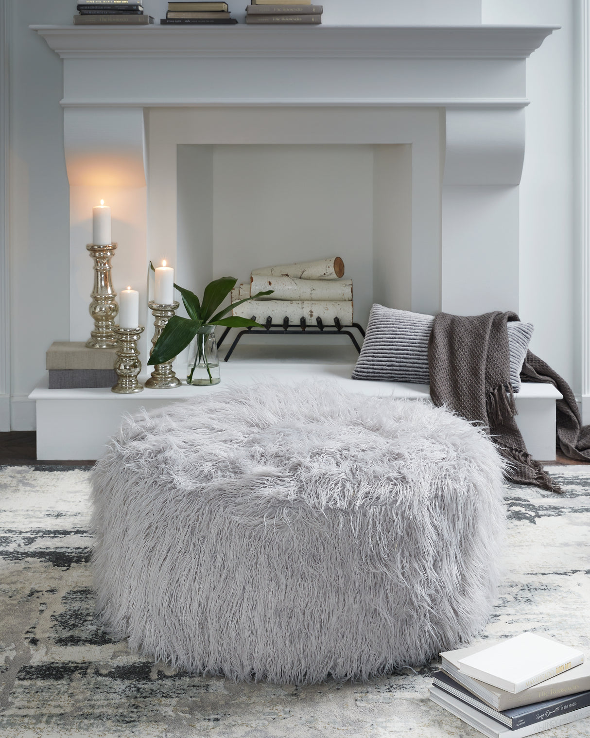 Furniture City Houma - Ashley Furniture - Galice Oversized Accent Ottoman - Oversized Accent Ottoman / Light Gray - A3000333