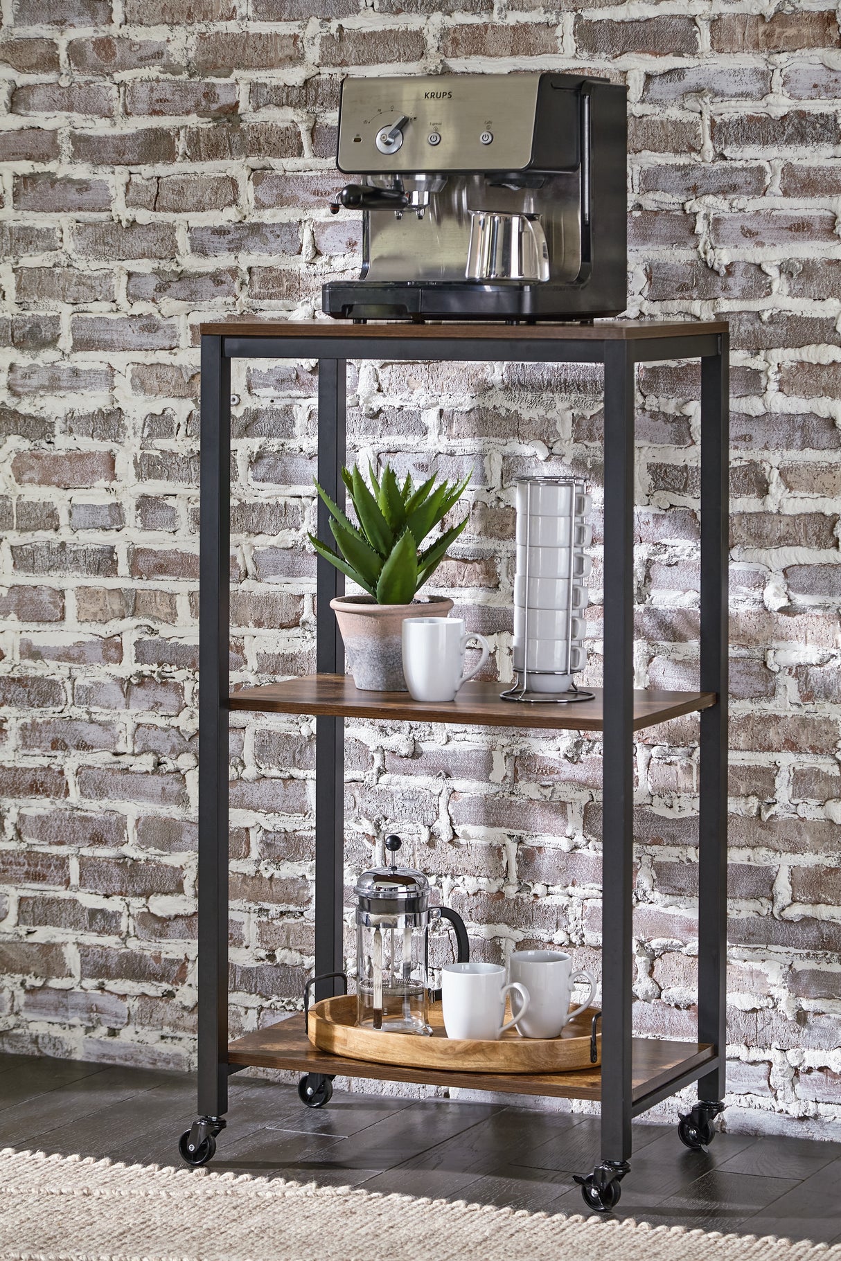 Furniture City Houma - Ashley Furniture - Bevinfield Bar Cart - Bar Cart - A4000394