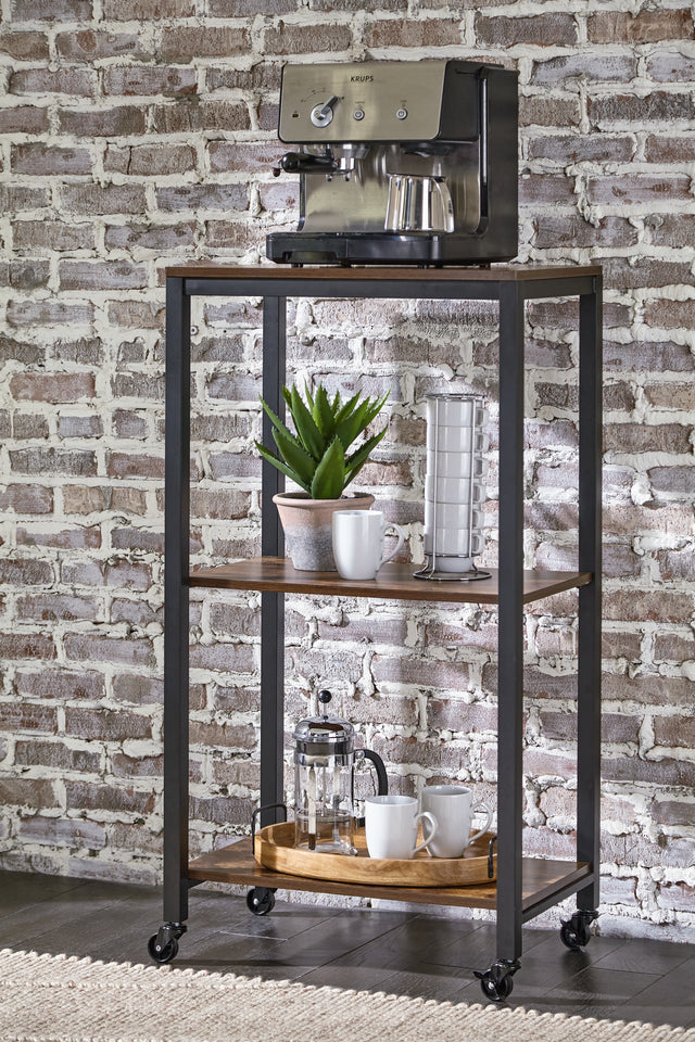 Furniture City Houma - Ashley Furniture - Bevinfield Bar Cart - Bar Cart - A4000394