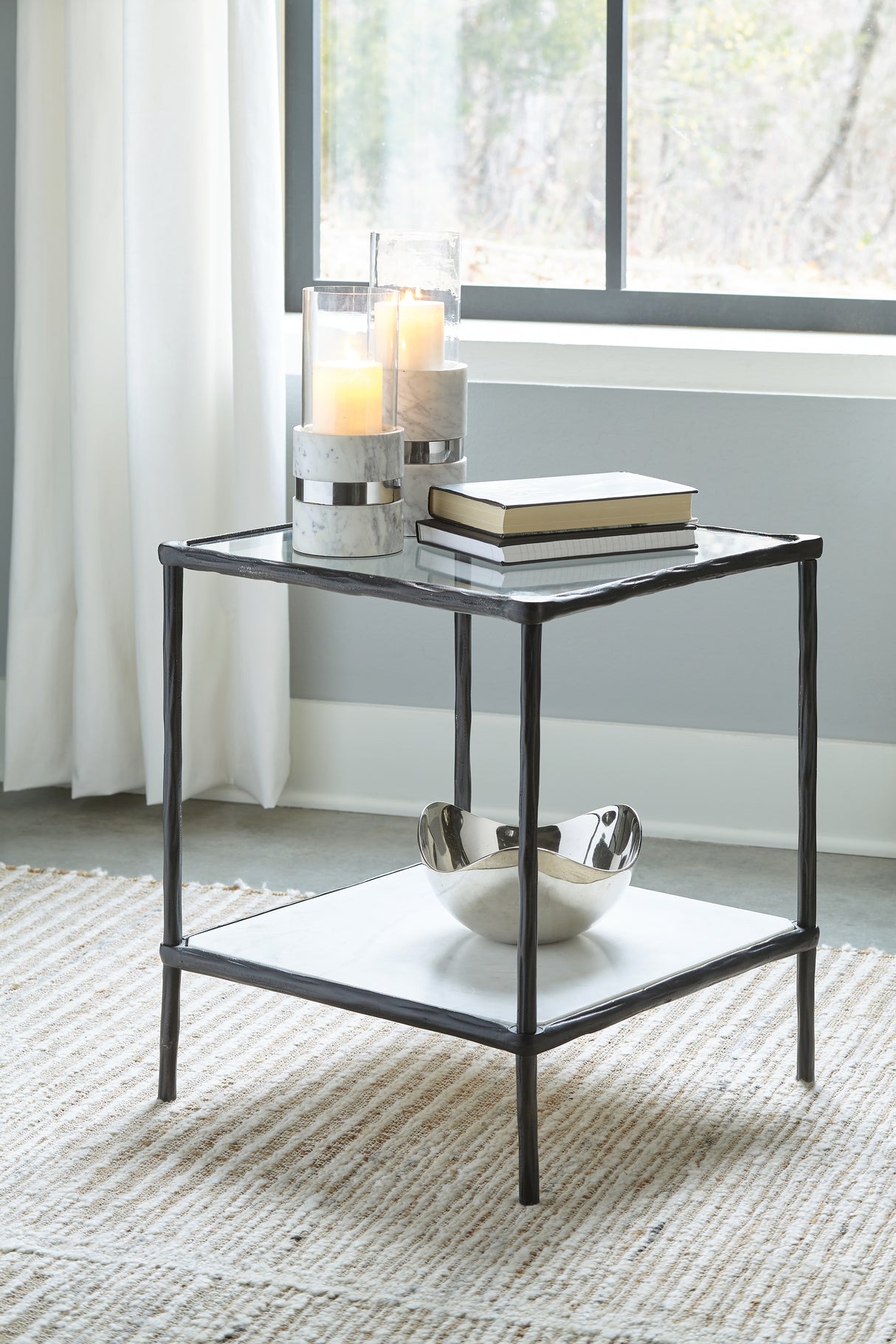 Furniture City Houma - Ashley Furniture - Ryandale Accent Table - Accent Table / Antique Black - A4000462