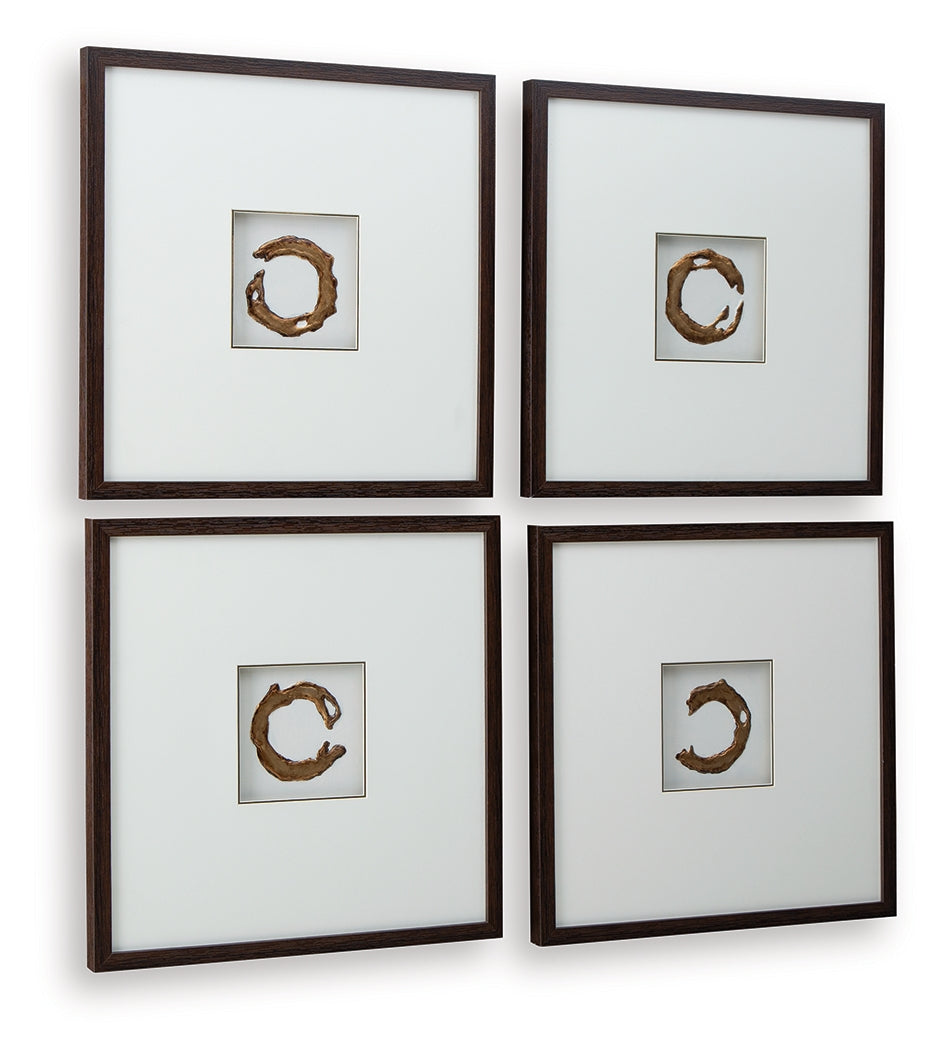 Dallbourne Wall Art (Set of 4)