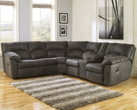 Furniture City Houma - Ashley Furniture - Tambo 2-Piece Reclining Sectional - 2-Piece Reclining Sectional - 27801S1
