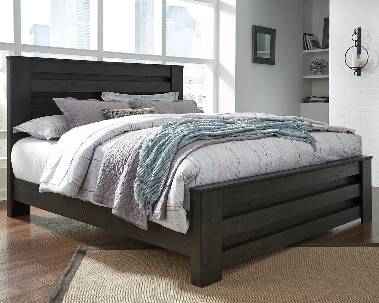Furniture City Houma - Ashley Furniture - Brinxton King Panel Bed - King Panel Bed - B249B4