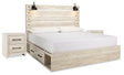 Furniture City Houma - Ashley Furniture - Cambeck King Panel Bed with Storage and 2 Nightstands - King Panel Bed with Storage and 2 Nightstands - B192B115