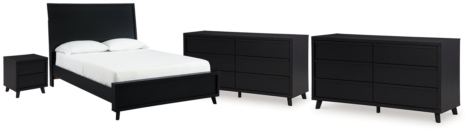 Furniture City Houma - Ashley Furniture - Danziar Queen Panel Bed, 2 Dressers and Nightstand - Queen Panel Bed, 2 Dressers and Nightstand - B1013B31
