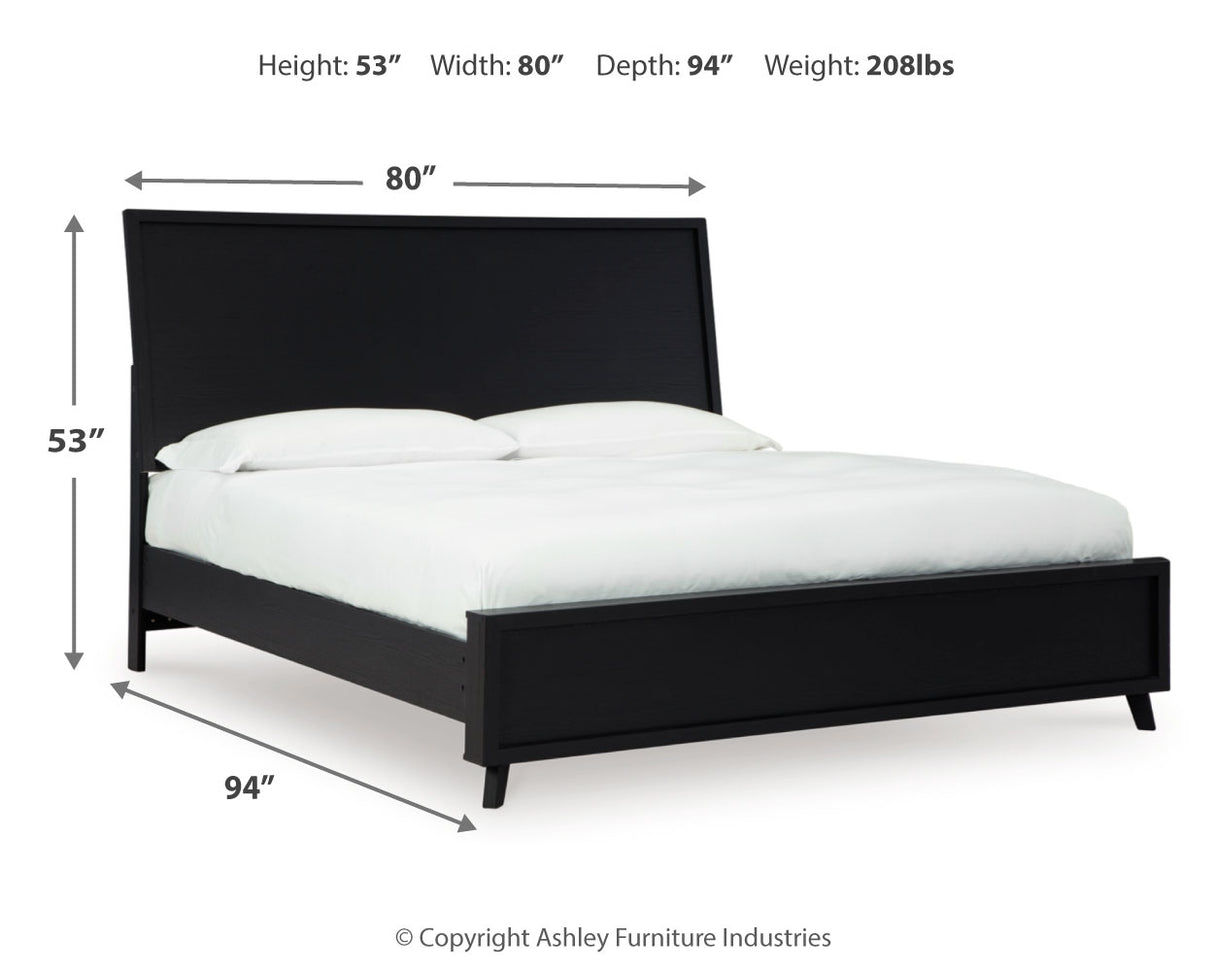 Danziar King Panel Bed