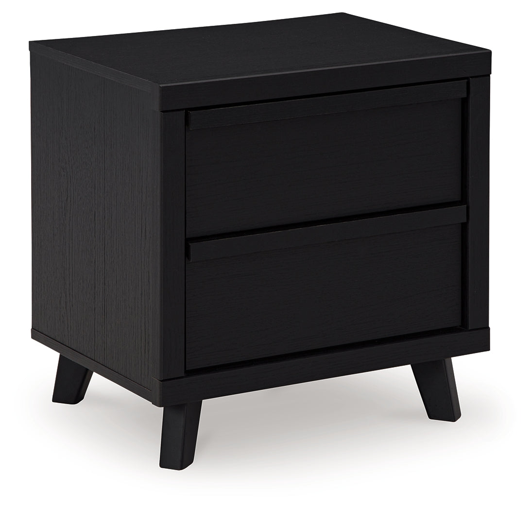 Danziar King Slat Panel Bed, Dresser, Mirror and Nightstand