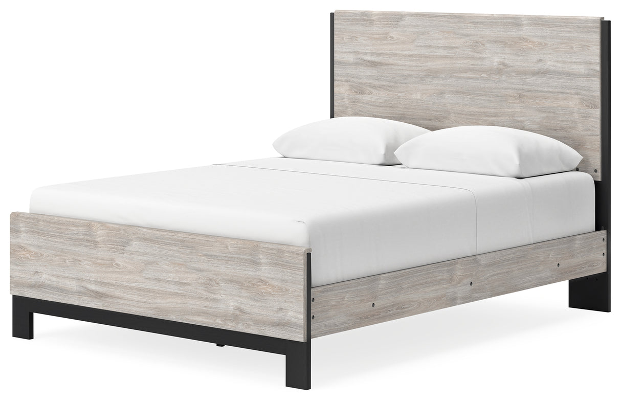 Vessalli Queen Panel Bed and Nightstand