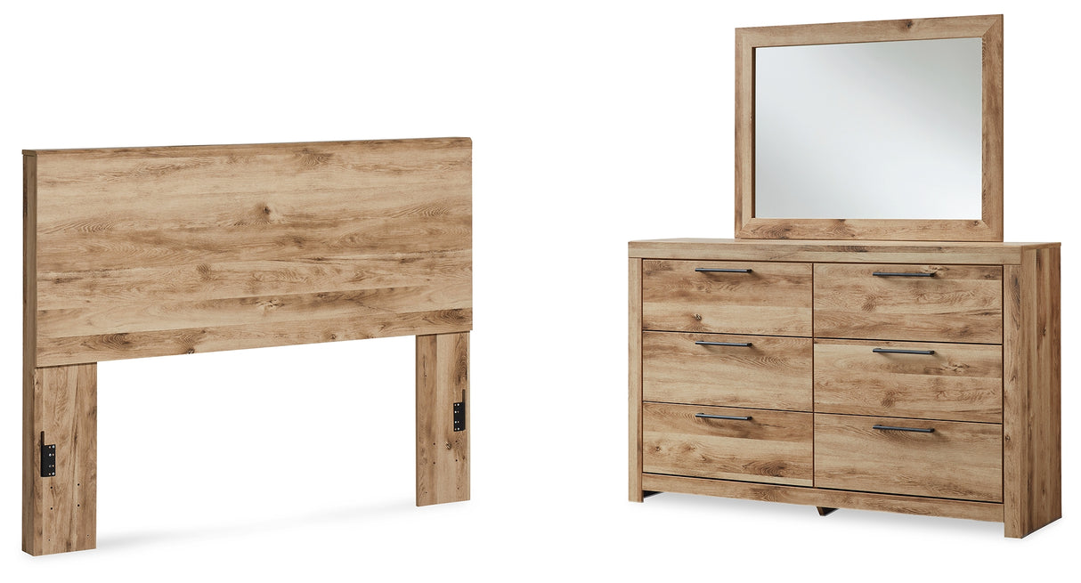 Furniture City Houma - Ashley Furniture - Hyanna Queen Panel Headboard, Dresser and Mirror - Queen Panel Headboard, Dresser and Mirror - B1050B54