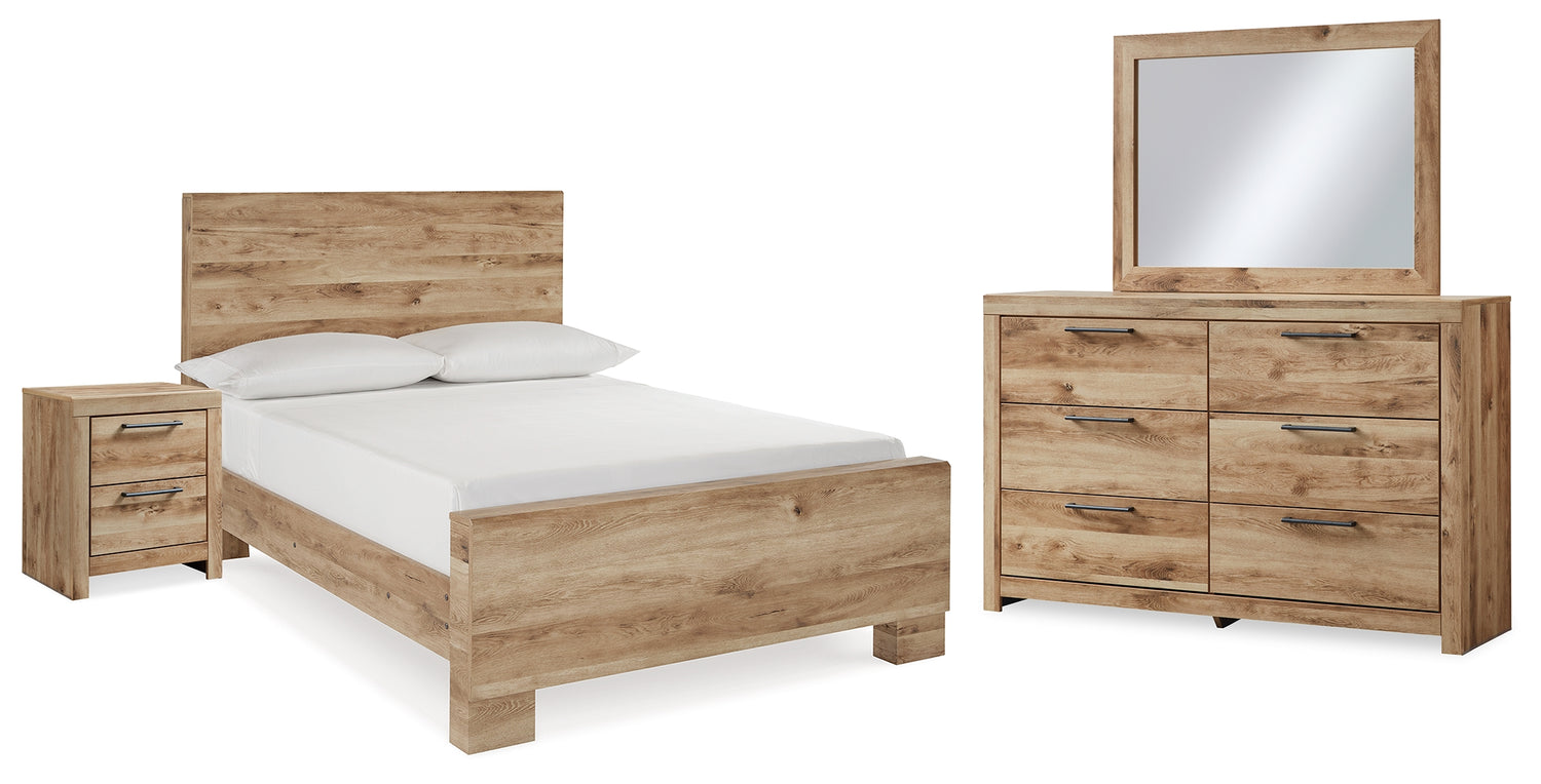 Furniture City Houma - Ashley Furniture - Hyanna Full Panel Bed, Dresser, Mirror and Nightstand - Full Panel Bed, Dresser, Mirror and Nightstand - B1050B57