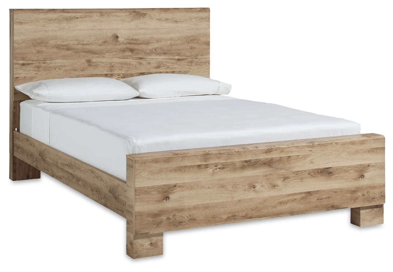 Hyanna King Panel Bed, Dresser, Mirror and 2 Nightstands