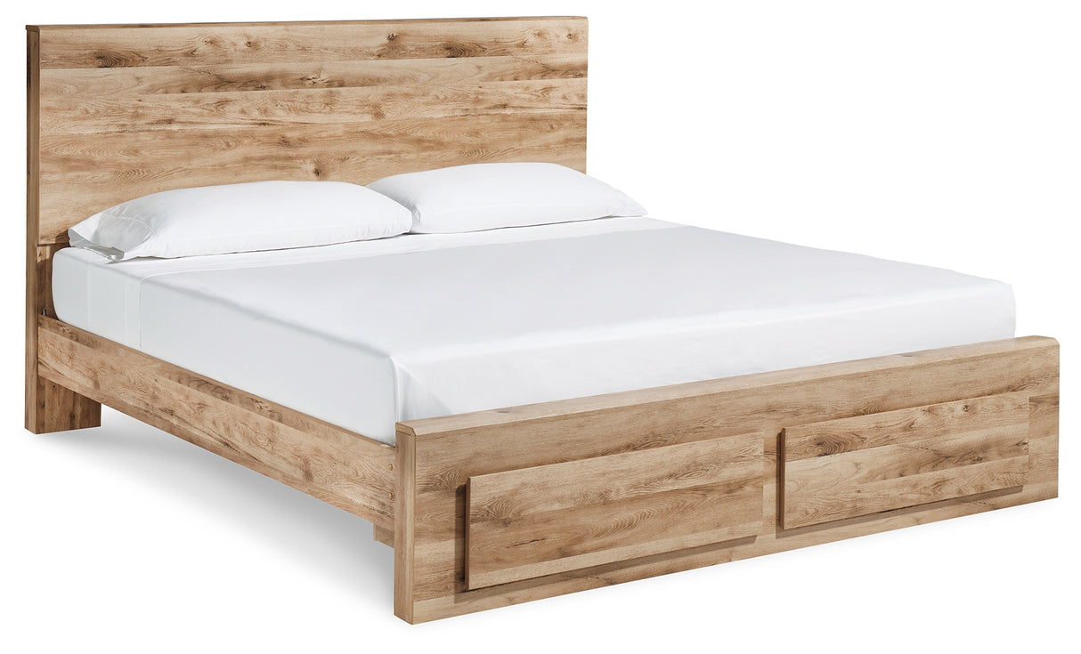 Hyanna King Panel Storage Bed, Dresser and 2 Nightstands